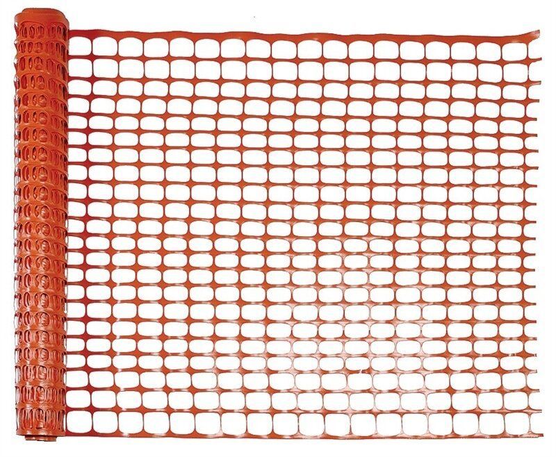 4" X 50' Econo Light Duty Snow Fence Tree Barrier Orange