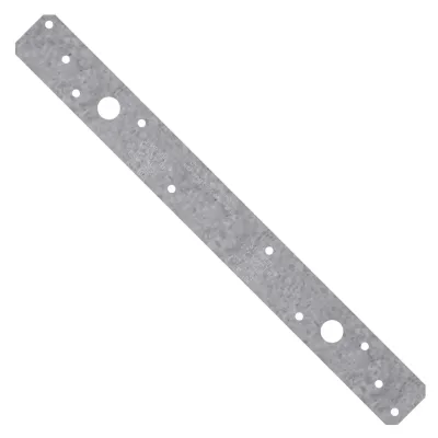 MSTA36Z 36-inch Simpson 16-gauge strap tie with ZMax finish for outdoor framing reinforcement.