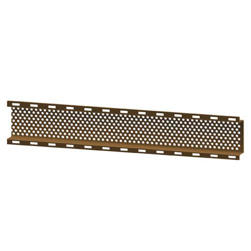 2" x 8' Vinyl Soffit Vent Strip Brown