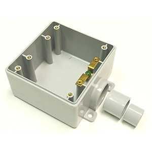 Conduit Switch Box 2 Gang PVC