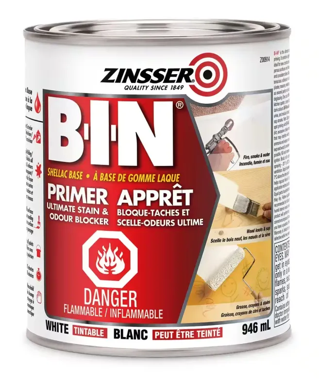 Zinsser® BIN® Shellac-Base Sealer Primer 946ml