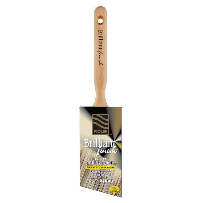 Nour Brilliant Finish Angle Sash Brush 2-1/2"