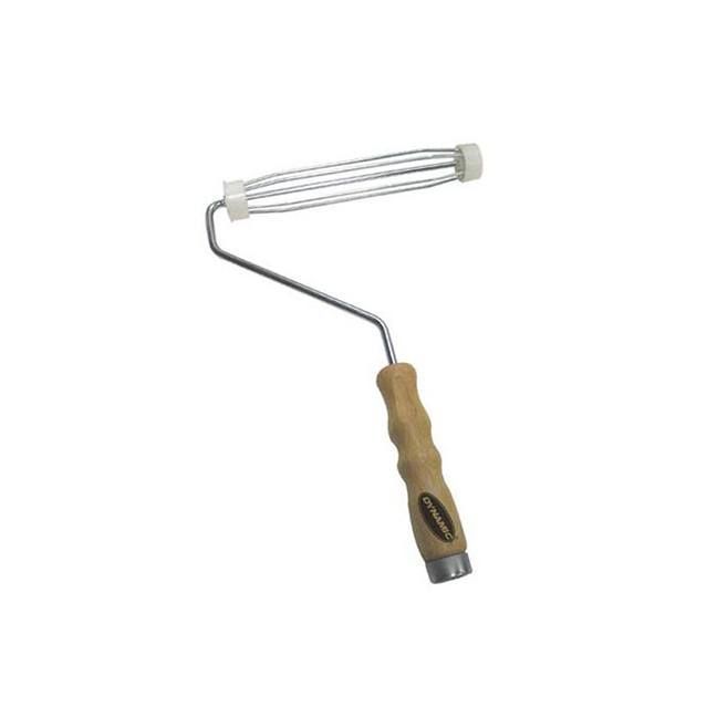 Dynamic 9-1/2" Paint Roller Cage Wood Handle
