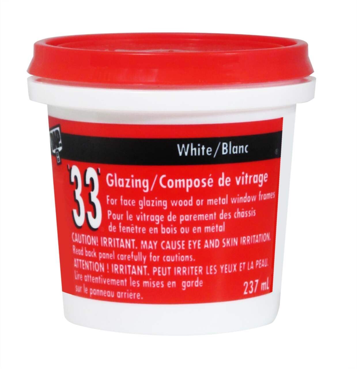 Dap 33 Window Glazing Putty White 237ml