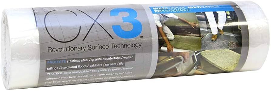 Trimaco CX3 Self Adhering Surface Protective Film 12" x 50'