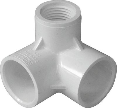 3/4 3/4" PVC 90 W 1/2" FIP OUTLET