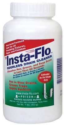 Insta Flo Odorless Drain Opener Insta Flo Odorless Drain Opener