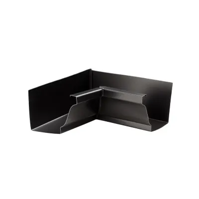 5" Gutter Corner Inside Black