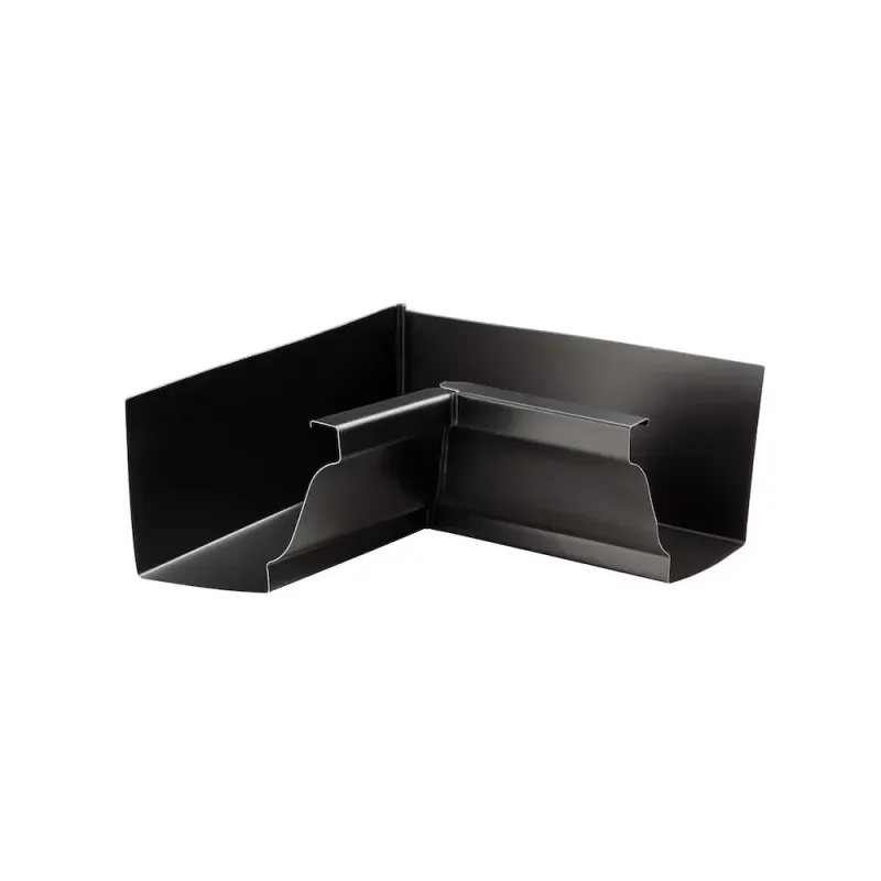 5" Gutter Corner Inside Black