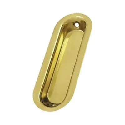 OBLONG FLUSH PULL BRASS