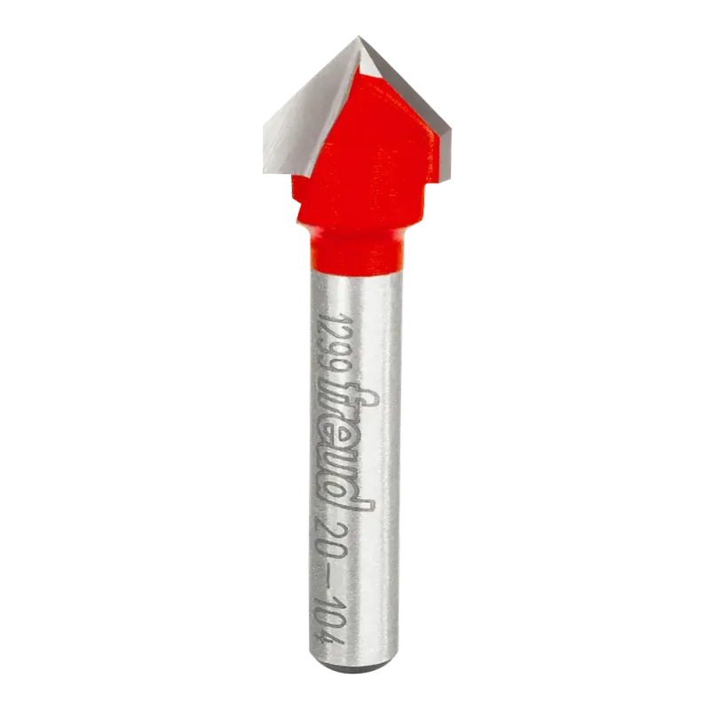 Freud 1/2" 90° V Grooving Bit 1/4" Shank