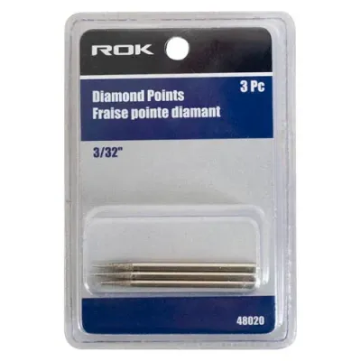 3/32" Diamond Point 3 Pcs