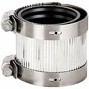 2 2" No-Hub Coupling