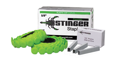 STINGER STAPLE PAC 3/8 STINGER STAPLE PAC 3/8" ORANGE 2016PCS