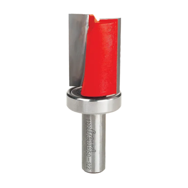 Freud 1-1/8" Top Bearing Flush Trim Bit 1/2" Shank