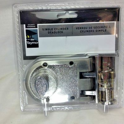 DEADLOCK SINGLE CYLINDER SATIN NICKEL DEADLOCK SINGLE CYLINDER SATIN NICKEL
