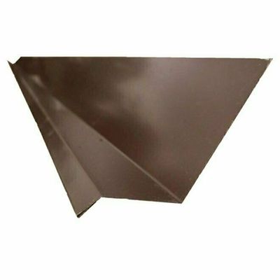 Aluminum eavestrough channels rainwater off the roof and away from walls, preventing moisture damage to siding and foundation