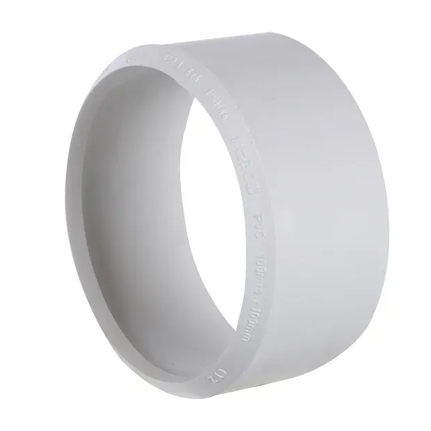 4 inch PVC to ABS bushing sleeve, for connecting mismatched drain pipe.