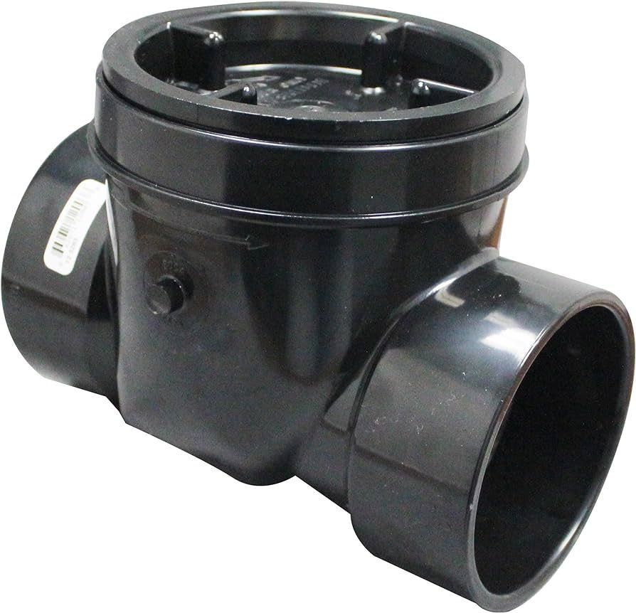 3 inch ABS backflow valve for drain and sewer lines.