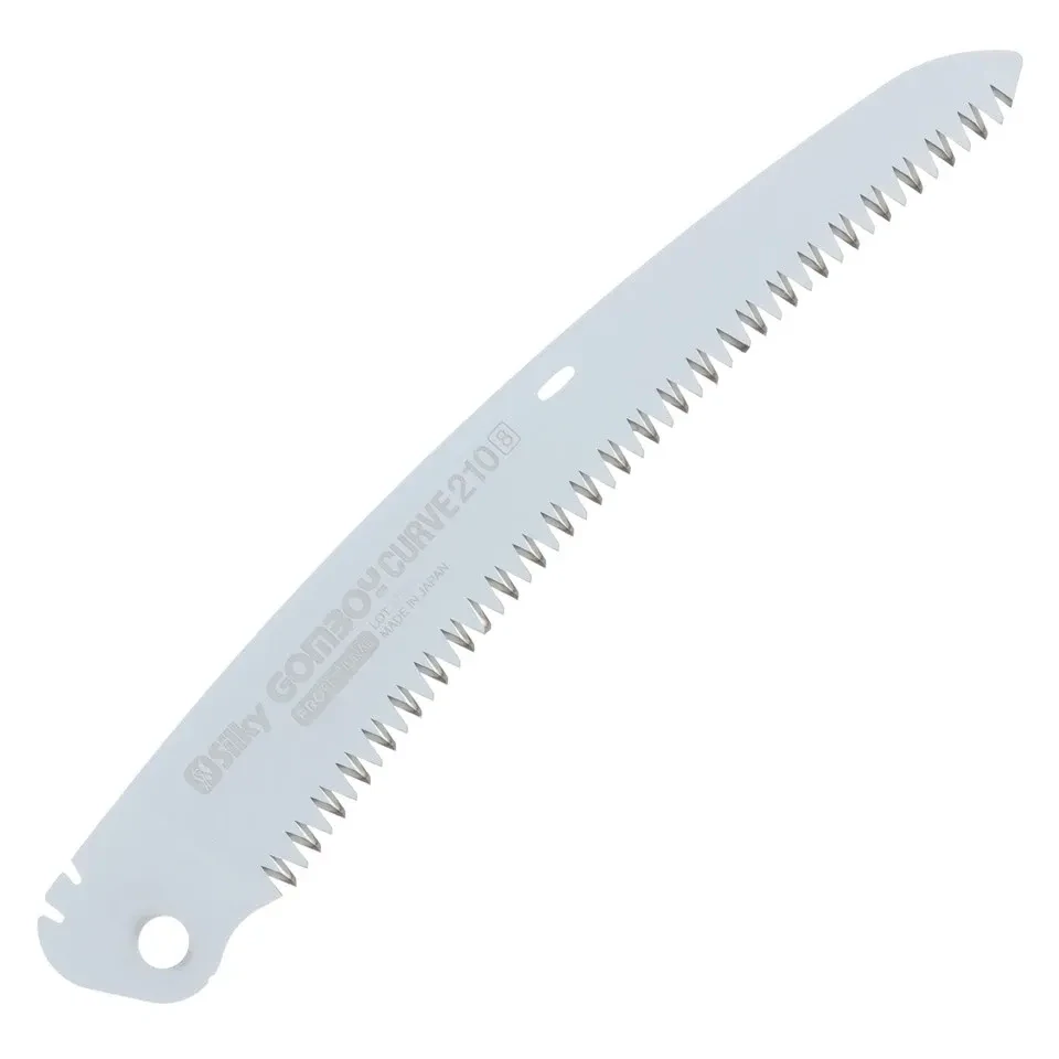 Silky Gomboy 210mm curved replacement pruning saw blade.