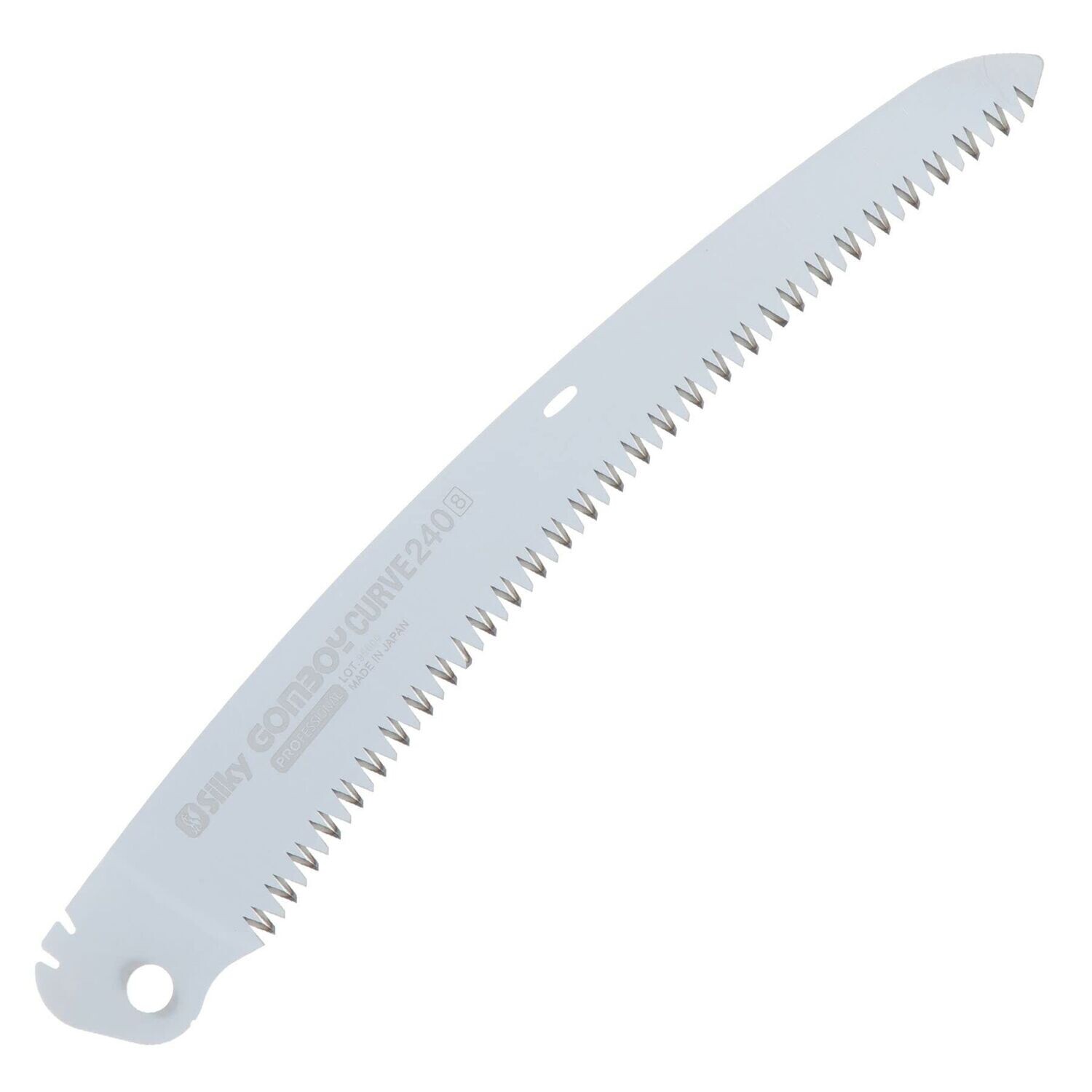 Silky Gomboy 240mm curved replacement pruning saw blade.