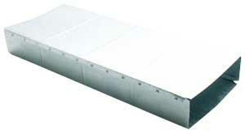 3-1/4 inch by 10 inch by 5 foot rectangular duct, for bathroom fan and range hood exhaust runs.