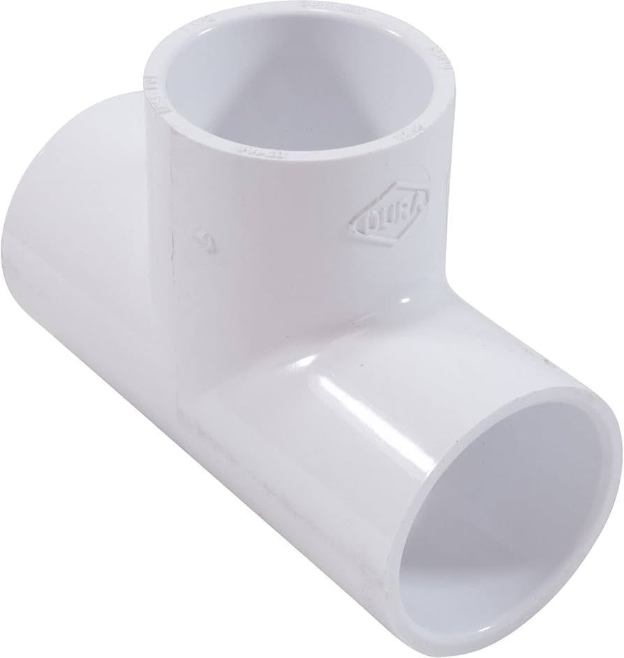 1-1/2 inch PVC tee fitting.