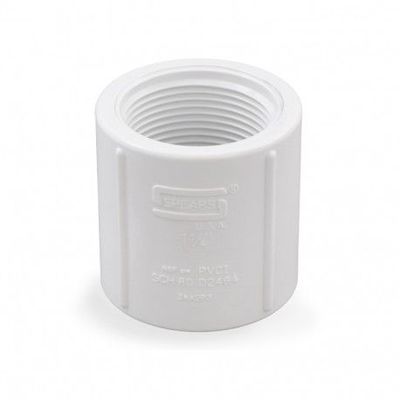 1-1/4 1-1/4 inch PVC x FIP plumbing fitting.
