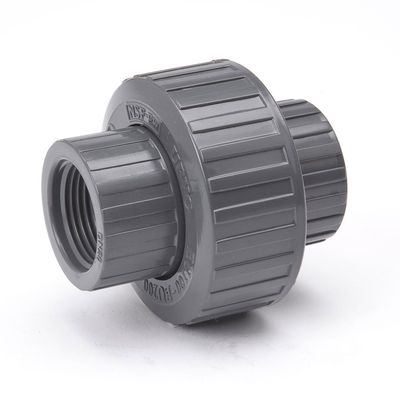 1-1/4 1-1/4 inch PVC union fitting.