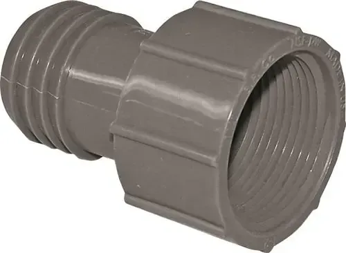 1-1/4 inch poly x FIP plumbing fitting.