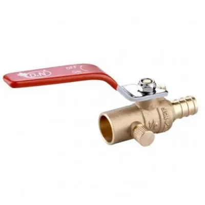 1/2 inch copper by 1/2 inch Pex ball valve.