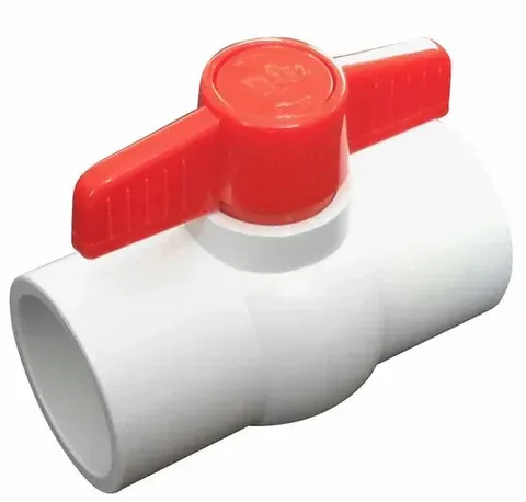 1-1/4 inch PVC ball valve.