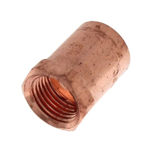 3/4 inch by 1/2 inch copper to female iron pipe adapter fitting.