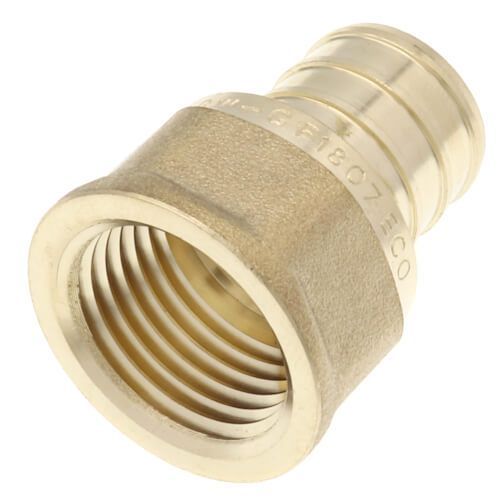 3/4 inch Pex by female iron pipe adapter fitting.
