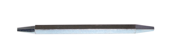 Straight bibb seat tool for removing and replacing outdoor faucet valve seats.