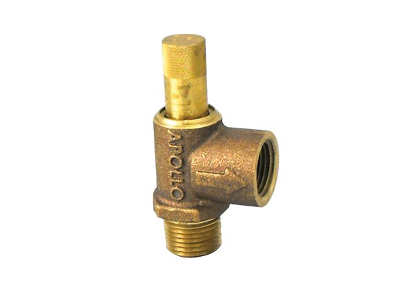 3/4 inch pressure relief valve rated 50 to 175 PSI.