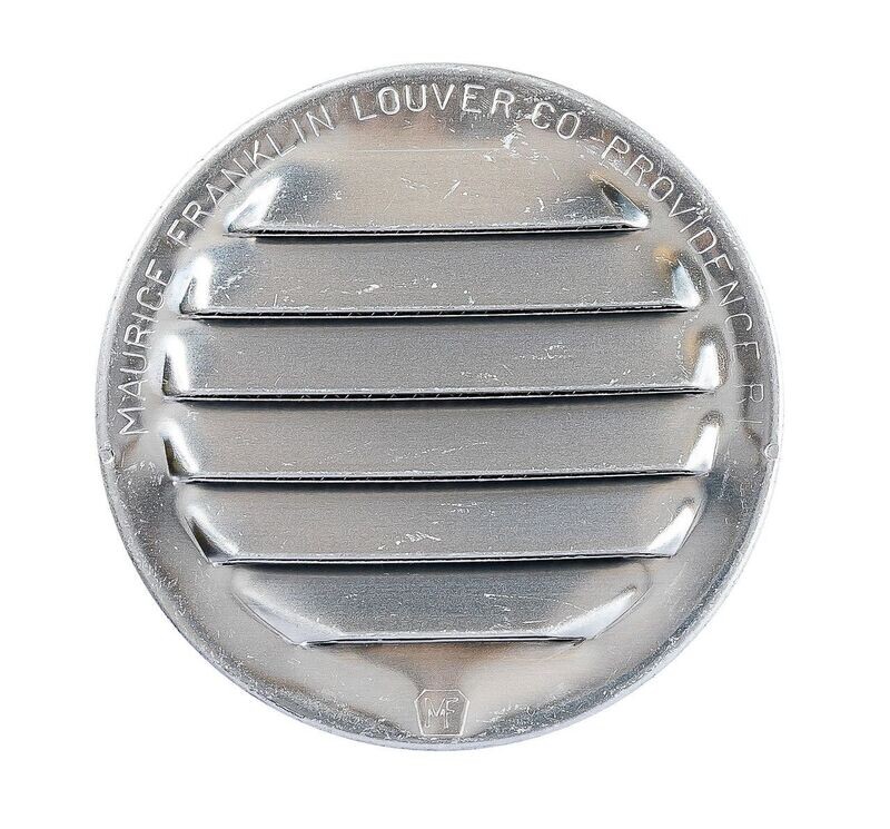 1 Inch louver vent, aluminum finish.