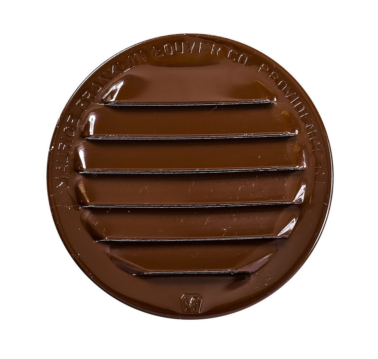 1 Inch louver vent, aluminum brown finish.