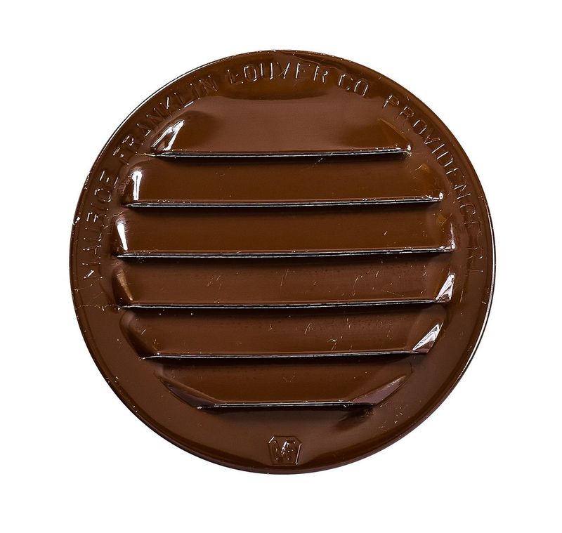 1 Inch louver vent, aluminum brown finish.
