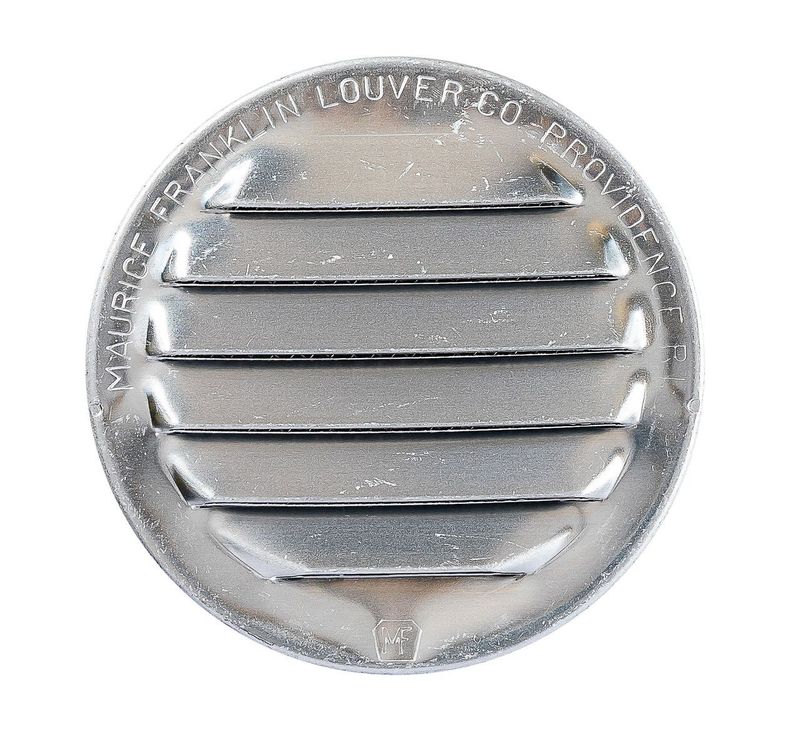 3 inch aluminum louver vent, for venting soffits and enclosed spaces.