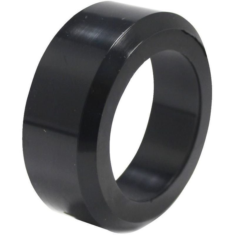3 by 2 inch ABS reducing bushing, for joining different pipe diameters in drain lines.
