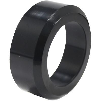 3 by 2 inch ABS reducing bushing, for joining different pipe diameters in drain lines.