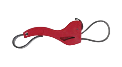 4 4 inch rubber strap wrench, for gripping round fittings and filters.