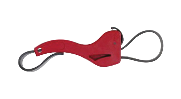 4 inch rubber strap wrench, for gripping round fittings and filters.