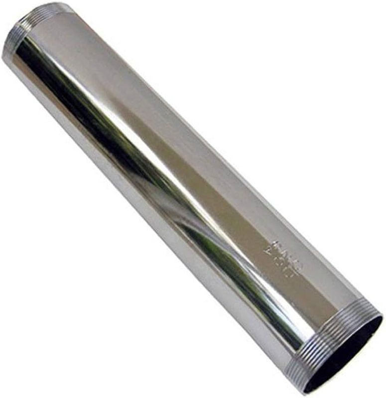 1-1/4 x 6 inch chrome threaded tailpiece.