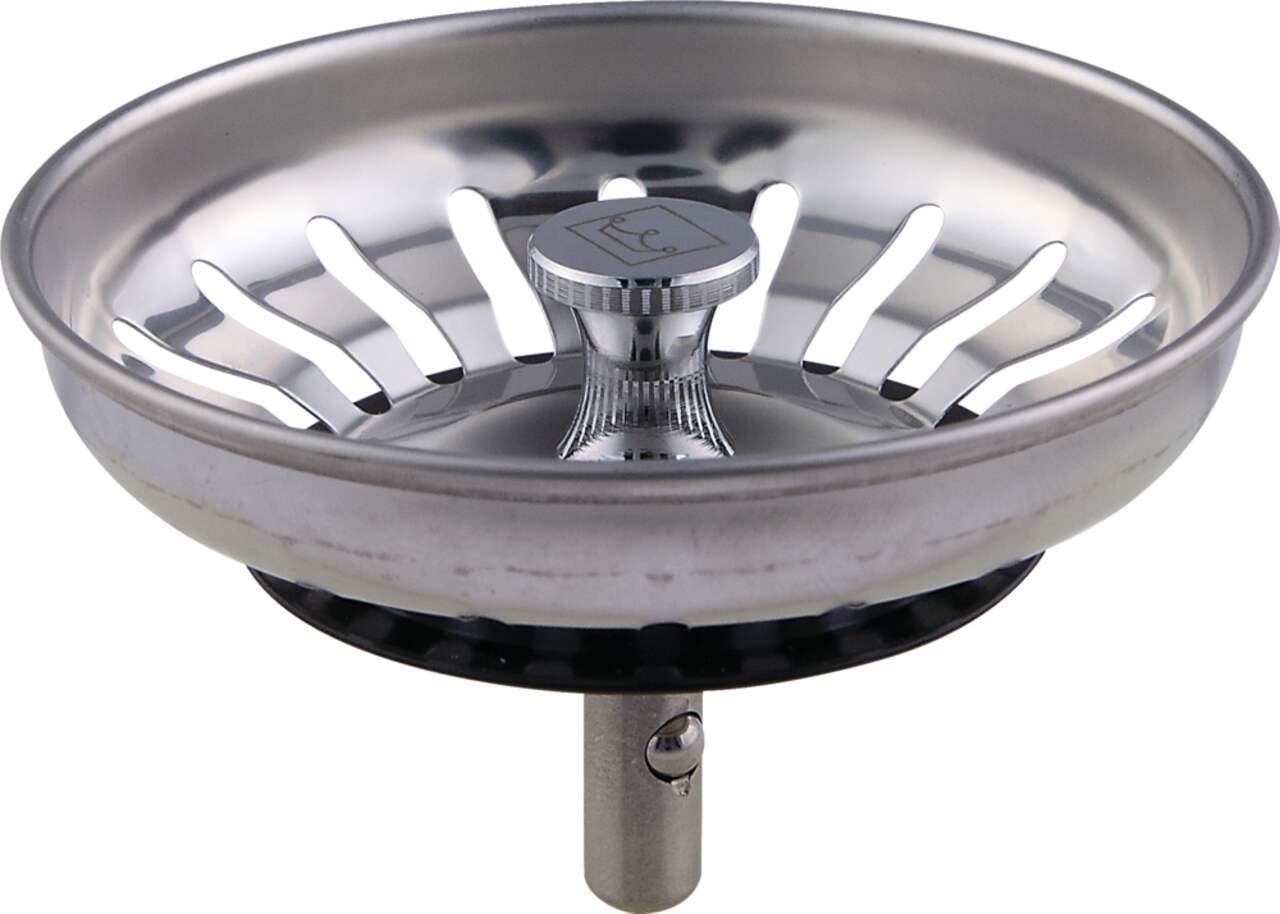 110mm stainless steel sink strainer basket for catching drain debris.