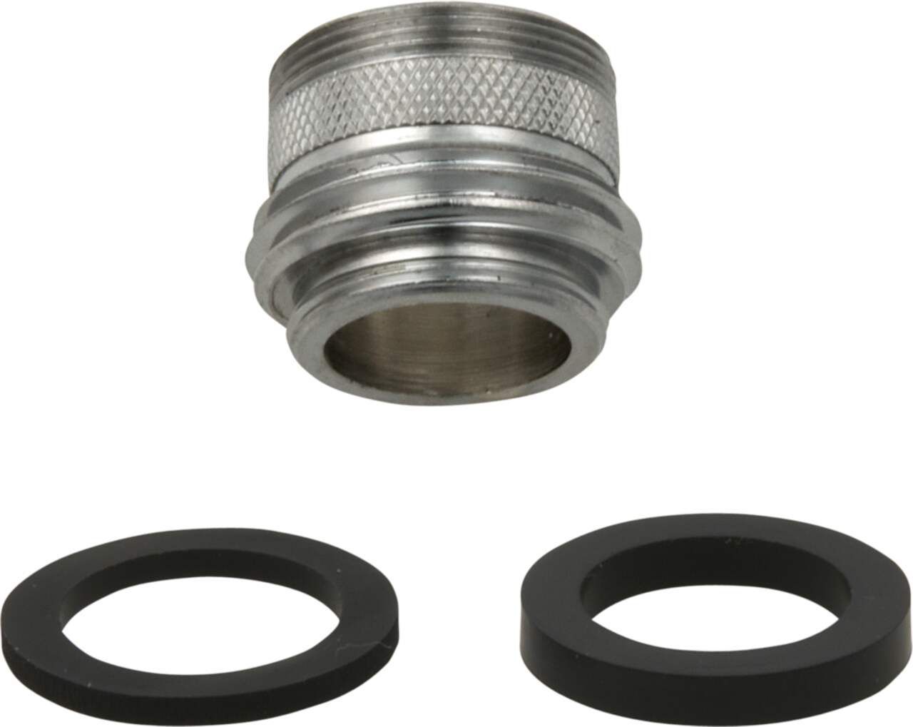 Faucet to garden hose thread adapter.
