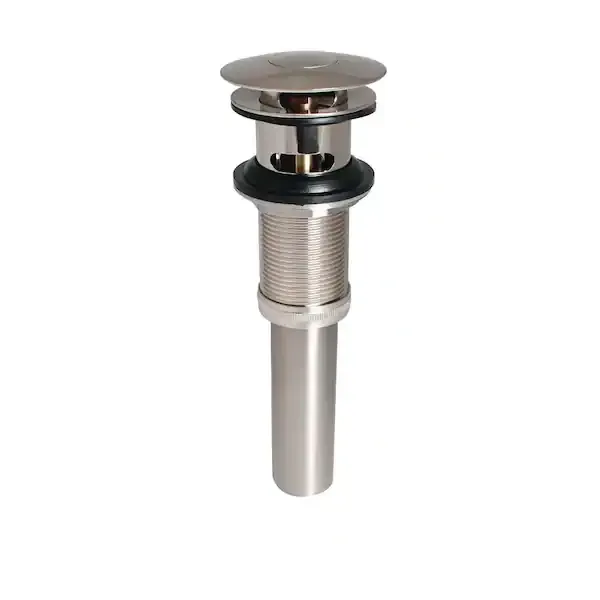 1-1/4 inch pop-up sink drain, with overflow style.