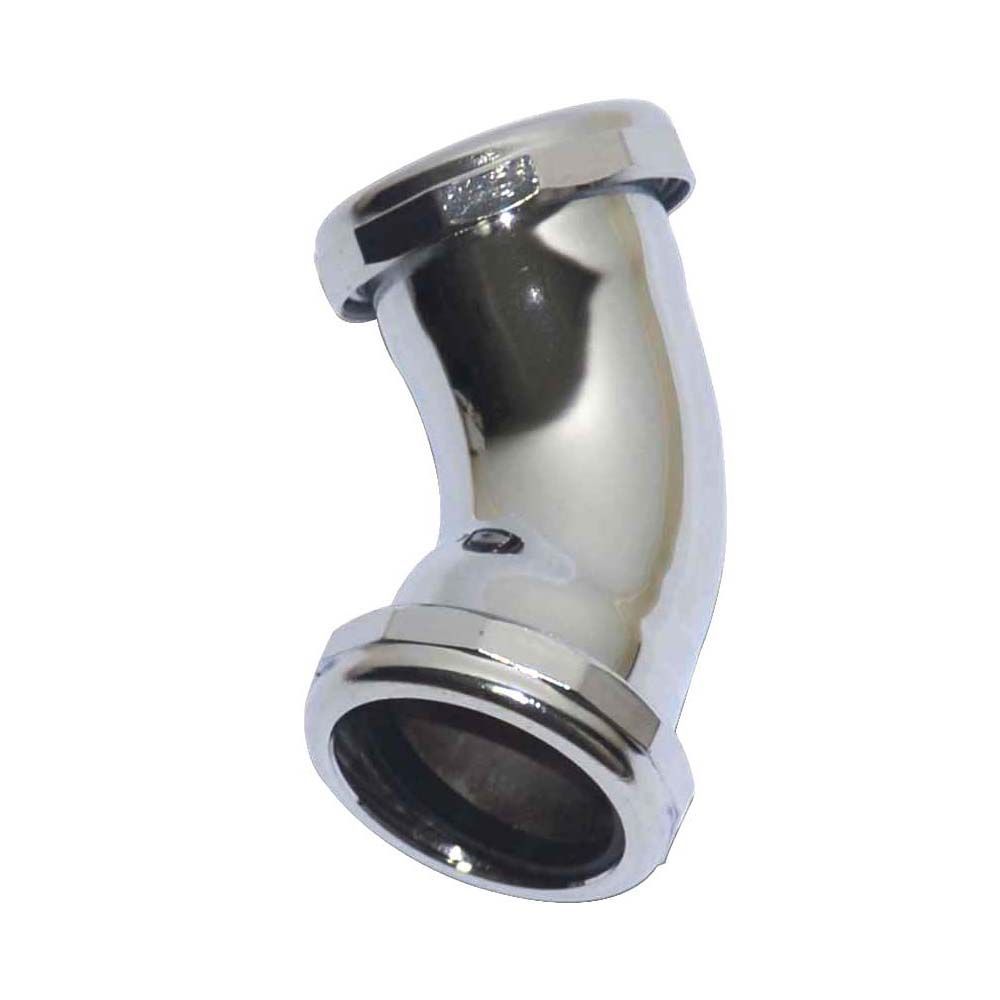 1-1/2 inch chrome plated slip joint 45 degree elbow.