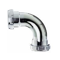 1-1/2 inch chrome plated slip joint 90 degree elbow.